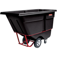 Tilt Truck, Polyethylene, 1 cu. yd., 1250 lbs. Load Capacity Equipex