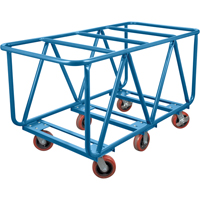 Chariot &agrave; plateforme pour mat&eacute;riaux de construction, 60" x 30" x 33", Capacit&eacute; 2500 lb Equipex