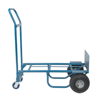 Convertible Deluxe Hand Truck, Steel, 800 lbs. Capacity Equipex
