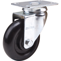 Roulette, Pivotant, 4" (101,6 mm), Polyol&eacute;fine, 250 lb (113 kg) Equipex