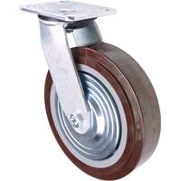 Caster, Swivel, 8" (203.2 mm), Polyurethane, 1000 lbs. (453.6 kg.) Equipex