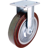 Caster, Rigid, 8" (203.2 mm), Polyurethane, 1000 lbs. (453.6 kg.) Equipex