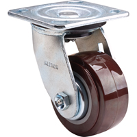 Roulette, Pivotant, 4" (101,6 mm), Polyur&eacute;thane,  Equipex