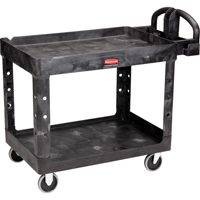 Chariot utilitaire robuste - 4546-00, 2 tiers, 26" x 33-1/4" x 55", Capacit&eacute; 750 lb Equipex