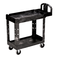 Chariot utilitaire robuste - 4500-88, 2 tiers, 17-1/8" x 33-1/4" x 39", Capacit&eacute; 500 lb Equipex