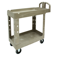 Chariot utilitaire robuste - 4500-88, 2 tiers, 17-1/8" x 33-1/4" x 39", Capacit&eacute; 500 lb Equipex