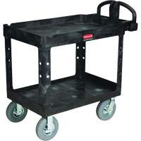 Chariot utilitaire robuste, 2 tiers, 25-1/4" x 37-1/8 x 36-3/8", Capacit&eacute; 500 lb Equipex