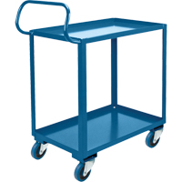 Ergonomic Shelf Truck, 800 lbs. Capacity, Steel, 20" W x 37" H x 32" D, Lip Up Equipex