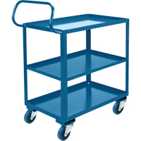 Ergonomic Shelf Truck, 800 lbs. Capacity, Steel, 20" W x 37" H x 32" D, Lip Up Equipex