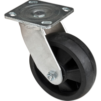 Hi-Temp Caster, Swivel, 6" (152.4 mm), Nylon, 880 lbs. (399 kg.) Equipex
