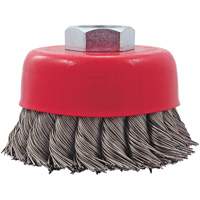 CK3201T Brosse fils nou&eacute;s torsad&eacute;s, 3" dia. x 5/8"-11 arbre Equipex