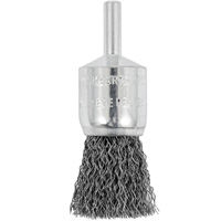 Shaft Mounted Crimped End Brush, 3/4", 0.012" Fill, 1/4" Shank Equipex