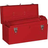 Heavy-Duty Tool Box, 8-1/2" D x 20" W x 9-1/2" H, Red Equipex