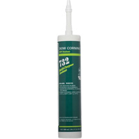 Scellant polyvalent &agrave; base de silicone Dowsil 732, 300 ml, Cartouche, Blanc Equipex