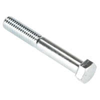 Hex Head Cap Screw, 7/16" Dia., 3" L, Zinc Plated, Coarse, Grade 5 Equipex