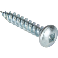 Tapping Screw Pan Head, #10 x 1-1/4" L, Zinc Plated Equipex