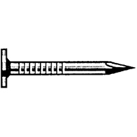 Roofing Bright, 7/16" Head Nails Equipex