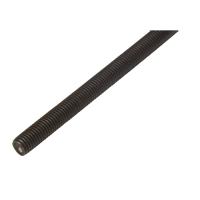 Threaded Rod, 1/4"-20, 36" L, Plain, Grade B-7 Grade Equipex