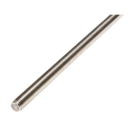 Threaded Rod, 1/4"-20, 36" L, Stainless Steel, Grade 18-8 Grade Equipex