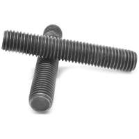 Fully Threaded Stud, 3/8"-16, 4-1/2" L, Plain, B7 Grade Equipex