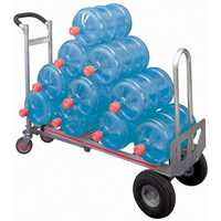 Three-Position Hand Trucks, Aluminum, 750 lbs. Capacity Equipex