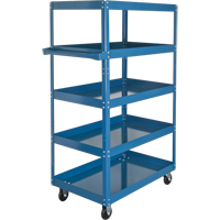 Shelf Carts , 5 Tiers, 18" W x 61" H x 30" D, 900 lbs. Capacity Equipex