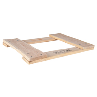 Hardwood Dolly Frame, Not Included Wheels, 900 lbs. Capacity, 18" W x 24" D x 1.5" H Equipex