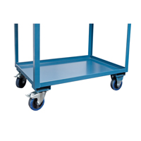 Chariots de service mobiles, 2 Tiers, 24" la x 57" h x 40" p, Capacit&eacute; 1200 lb Equipex