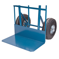 Load Retention Hand Truck, Dual Handle, Steel, 53" Height, 600 lbs. Capacity Equipex