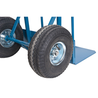 Load Retention Hand Truck, Dual Handle, Steel, 53" Height, 600 lbs. Capacity Equipex