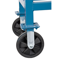 Elevated Platform Trucks, 48" L x 24" W, 2000 lbs. Capacity, Nylon Casters Equipex