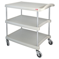 myCart Utility Cart, 3 Tiers, 20" x 35-1/2" x 30", 400 lbs. Capacity Equipex