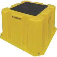 Escabeaux emboîtables industriels, 25" x 25" x Hauteur 14-3/4" Equipex