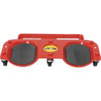 Socle roulant pour les genoux, Plastique, Rouge, Capacit&eacute; 350 lb Equipex