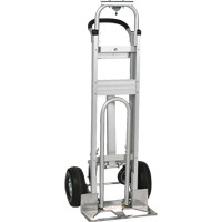 Three-Position Spartan III Convertible Hand Truck, Aluminum, 750 lbs. Capacity Equipex