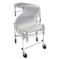 Convoyeurs extensibles/flexibles, 18" la x 12' 10" lo, Capacit&eacute; de 200 lb par pi lin. Equipex