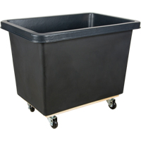 Tapered Wall Box Truck, Polyethylene, 37" L x 26" W x 30" H, 9 cu. ft. Volume, 500 lbs. Capacity Equipex