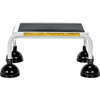 &eacute;chelles Stop-Step, 1 marches, Largeur de la marche 16", Hauteur de la plateforme 9-9/16", Acier Equipex