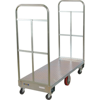 Chariot &agrave; plateforme U-Boat, 60" lo x 24" la x Capacit&eacute; 1750 lb, Roues en Polyur&eacute;thane Equipex