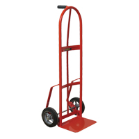 Hand Truck with Reinforced Noseplate - 126RN-HB, Single Grip Handle, Steel, 51" Height, 800 lbs. Capacity Equipex