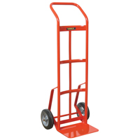 Hand Truck with Reinforced Noseplate - 156RN-HB, Continuous Handle, Steel, 51" Height, 800 lbs. Capacity Equipex