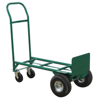 Greenline Economical Convertible Hand Truck, Steel, 600 lbs. Capacity Equipex