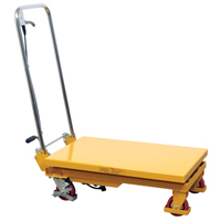 Table &eacute;l&eacute;vatrice &agrave; ciseaux hydraulique, 17,75" lo x 27,5" la/27-1/2" lo x 17-3/4" la, Acier, Capacit&eacute; 330 lb Equipex