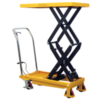 Table &eacute;l&eacute;vatrice &agrave; ciseaux hydraulique, 19,5" lo x 35,5" la/35-1/2" lo x 19-1/2" la, Acier, Capacit&eacute; 770 lb Equipex