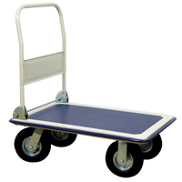 Chariot &agrave; plateforme avec poign&eacute;e pliante, Acier, 660 lb, 35" lo x 23" la, Hauteur 43,5" Equipex
