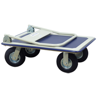 Chariot &agrave; plateforme avec poign&eacute;e pliante, Acier, 660 lb, 35" lo x 23" la, Hauteur 43,5" Equipex