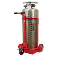 Grand chariot LCC pour bouteille de gaz liquide, Roues Polyur&eacute;thane, Base de 20" la x 20" p, 1000 lb Equipex