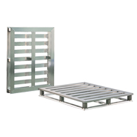 Palette &agrave; cadre tubulaire en aluminium 4 c&ocirc;t&eacute;s Equipex