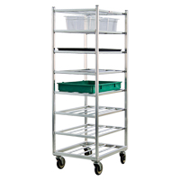 Chariot &agrave; tablettes, 8 Tiers, 20-7/8" la x 67" h x 27" p, Capacit&eacute; 600 lb Equipex