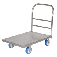 Platform Truck, 36" L x 24" W, 2000 lbs. Capacity, Polyurethane Casters Equipex